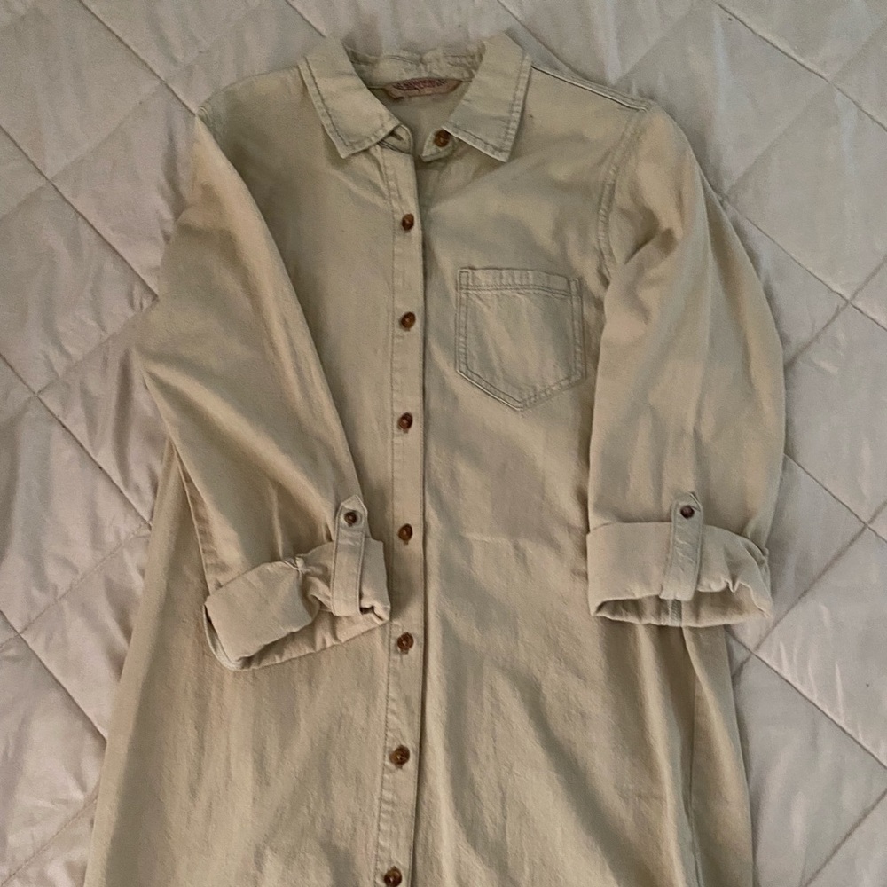 Jean shirt dress